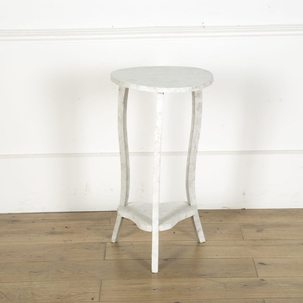 Rough White Side Table TC719669