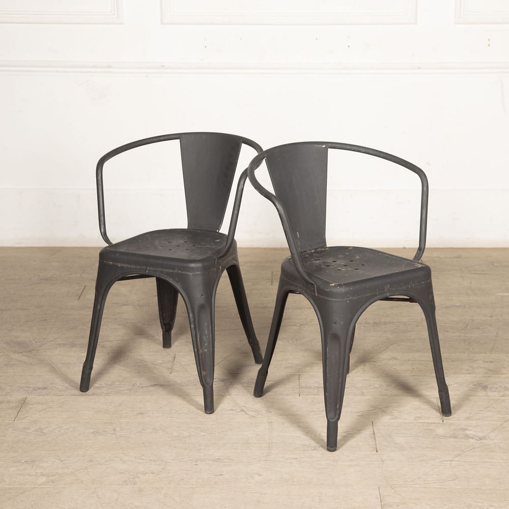 Set of Six 20th Century French Tolix Chairs CH4428196