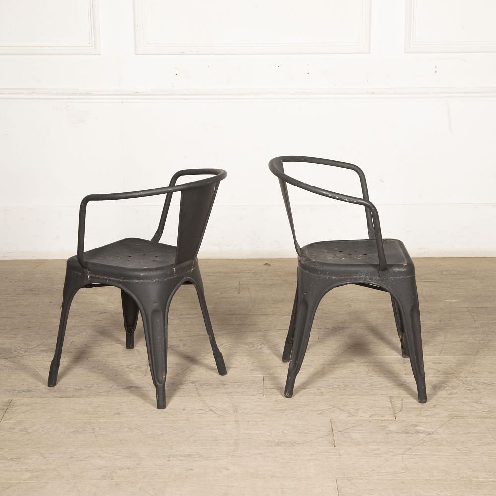 Set of Six 20th Century French Tolix Chairs CH4428196