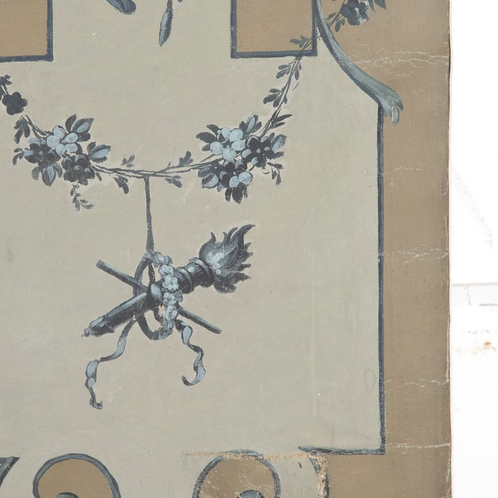 Set of Three 19th Century Painted Decorative Panels WD3620879