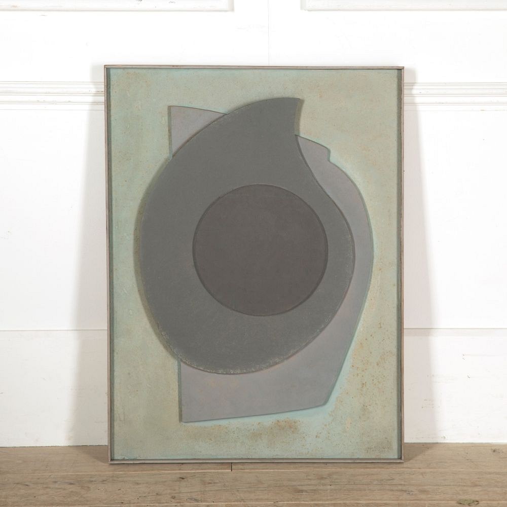 Signed and Dated Abstract Relief Study WD3010557