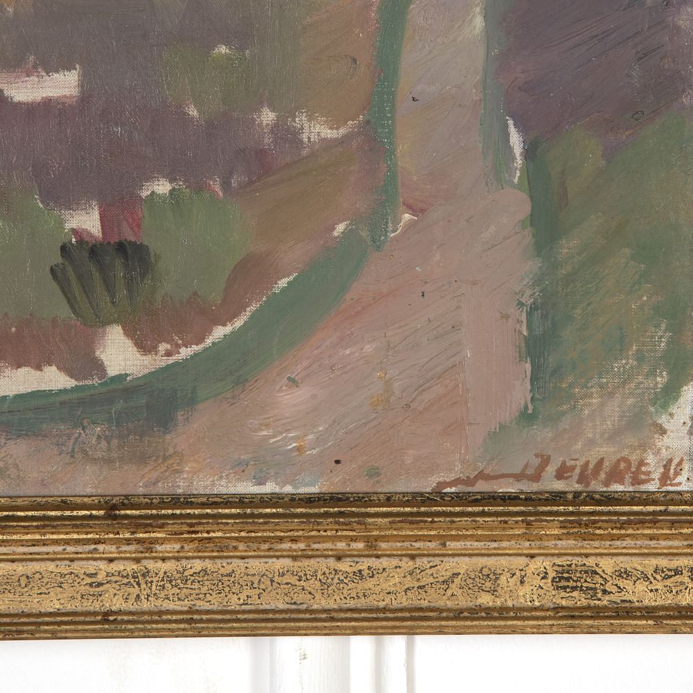 Mid-Century Swedish Oil Painting by Sven Durrell WD1820205