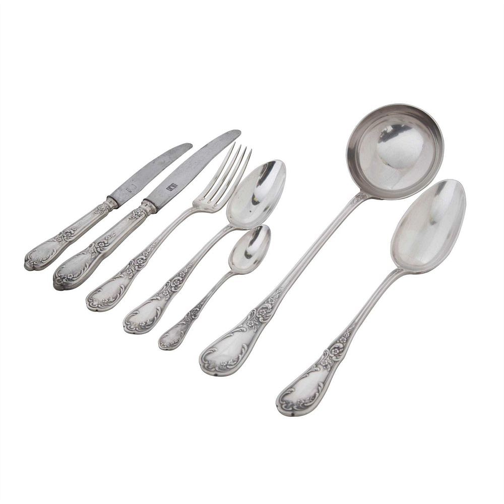 62 Piece Silver Plate Cutlery Service DA1511788