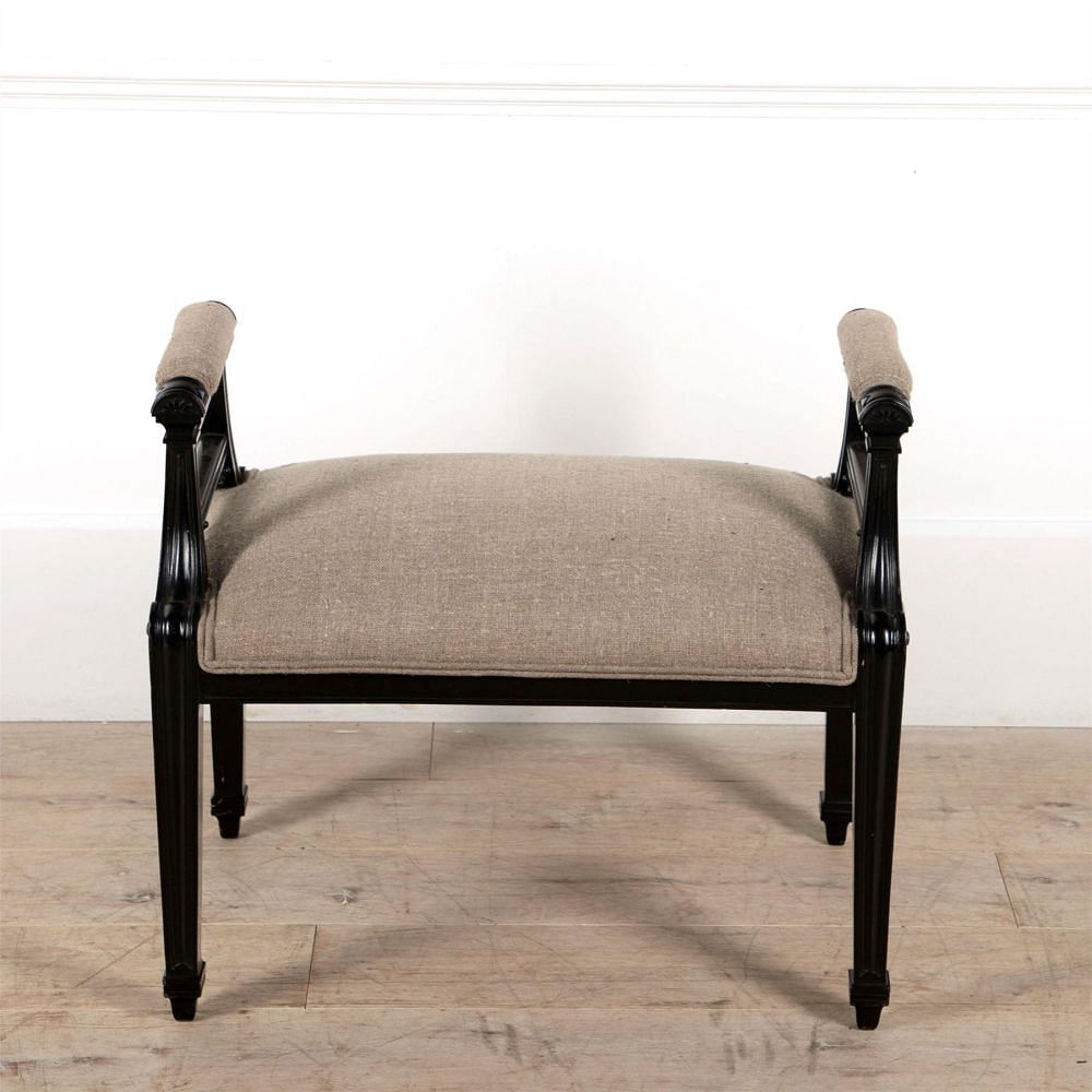 French Ebonised Stool ST4861482