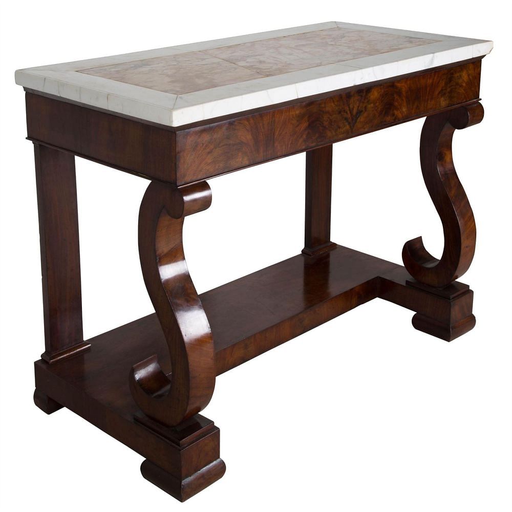 19th Century Italian Mahogany Console Table CO069208