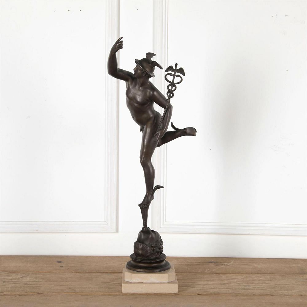 Italan Bronze Sculpture Of Mercury/Hermes DA3761795
