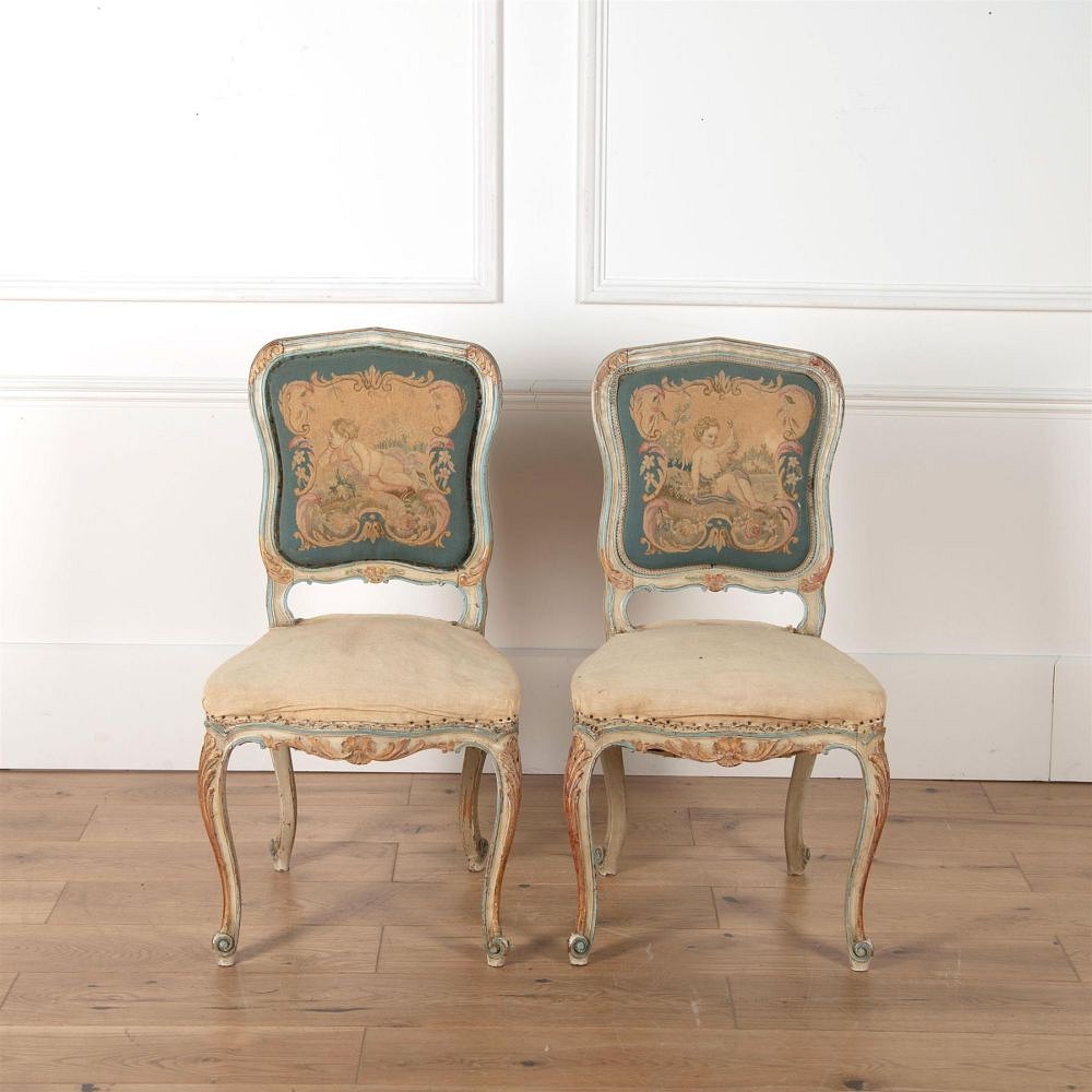 Pair of French Carved Chairs CH3562448