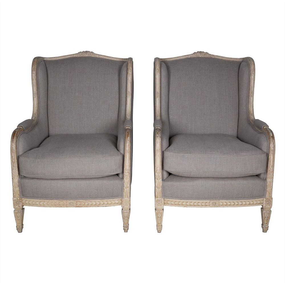 Pair of Large Bergeres CH173938
