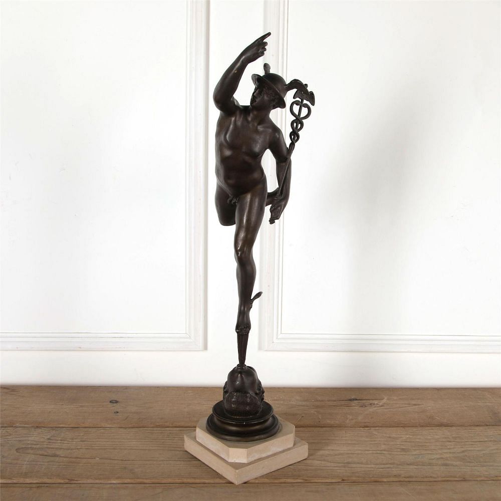 Italan Bronze Sculpture Of Mercury/Hermes DA3761795