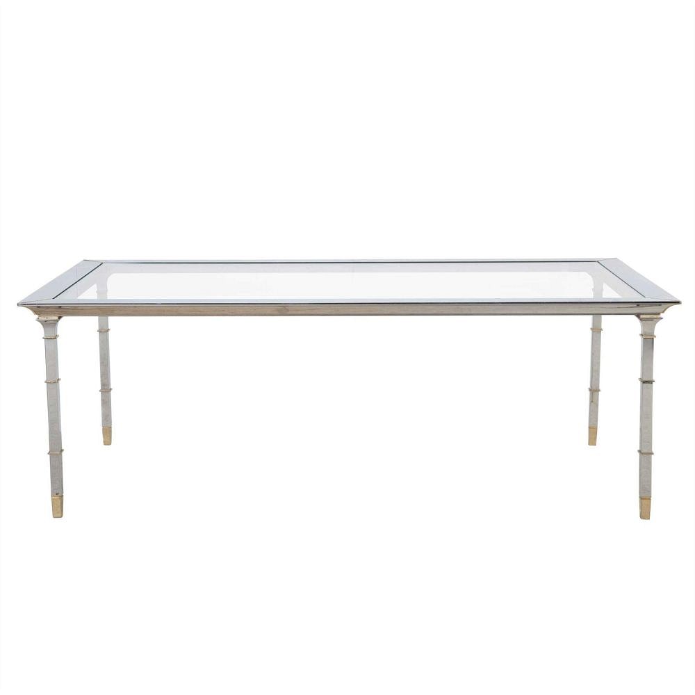 Chrome and Gilded Metal Table TC3012187