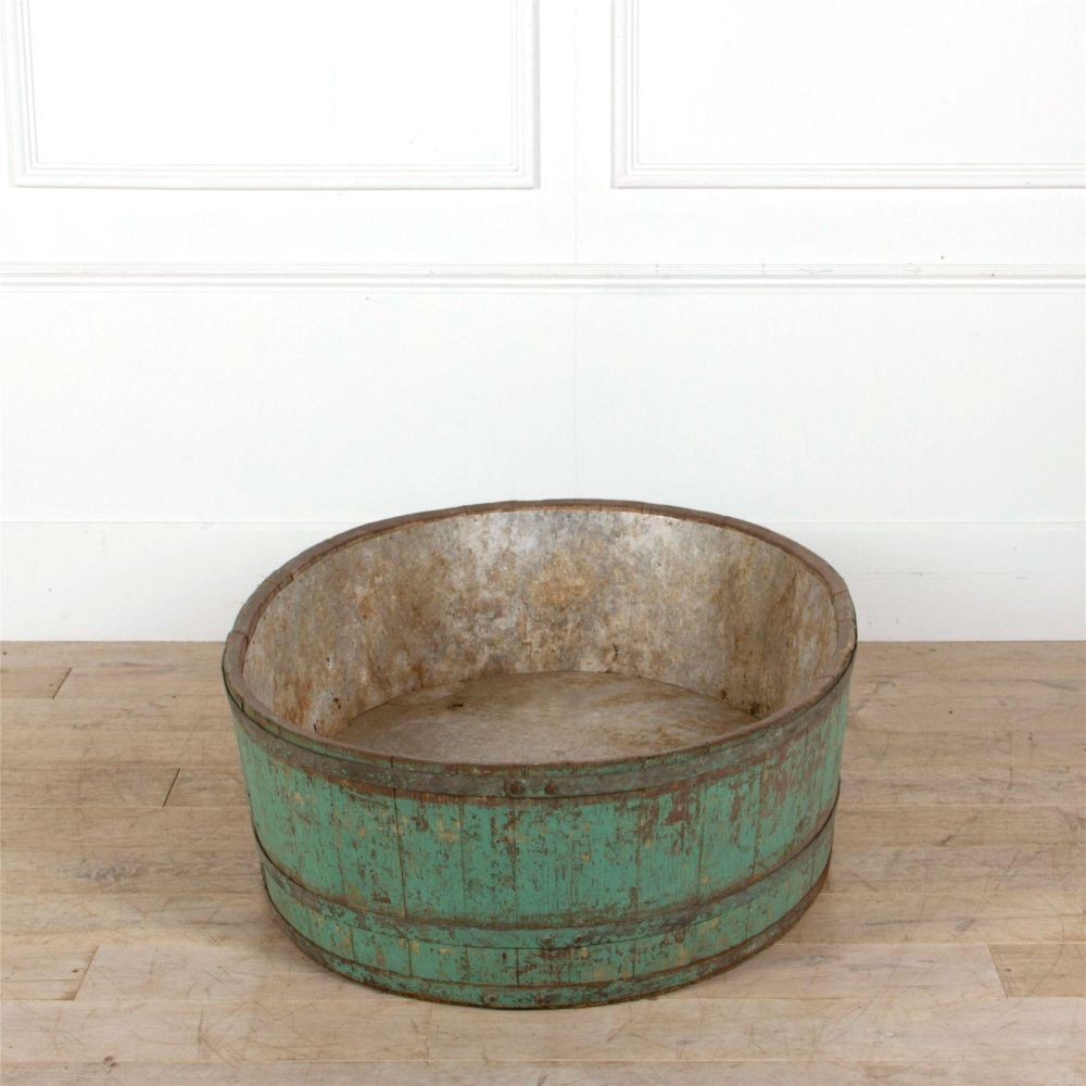 French Wooden Zinc Lined Planter GA287289