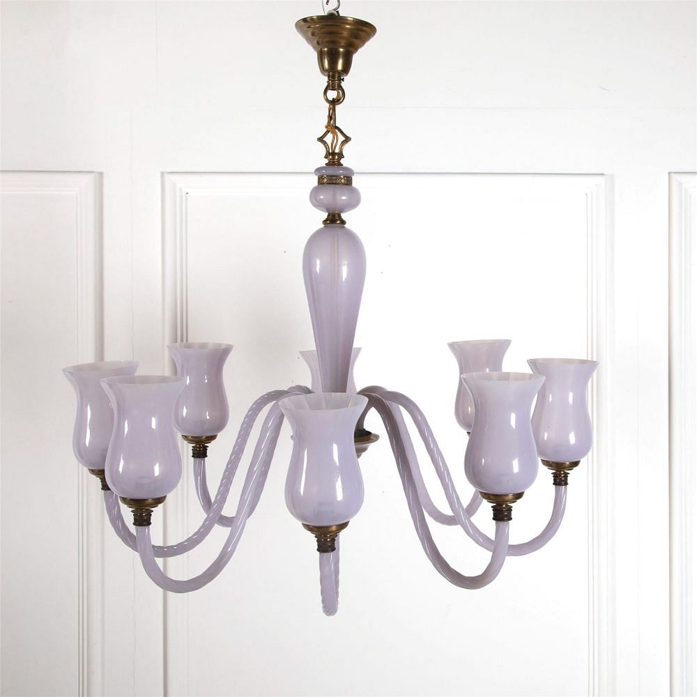 Rare Lilac Murano Glass Chandelier LC3062287