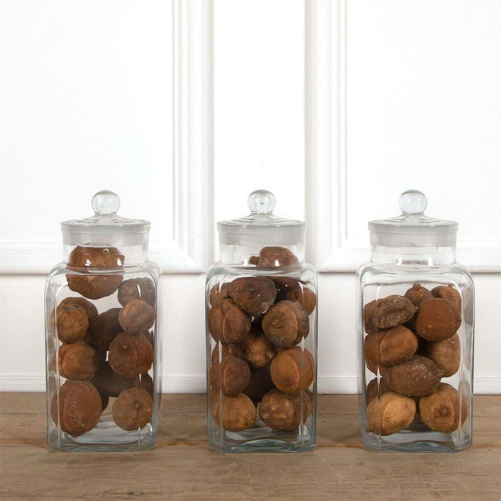 Set of Three Large French Glass Storage Jars DA4461516