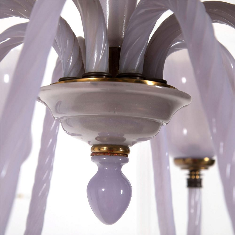 Rare Lilac Murano Glass Chandelier LC3062287