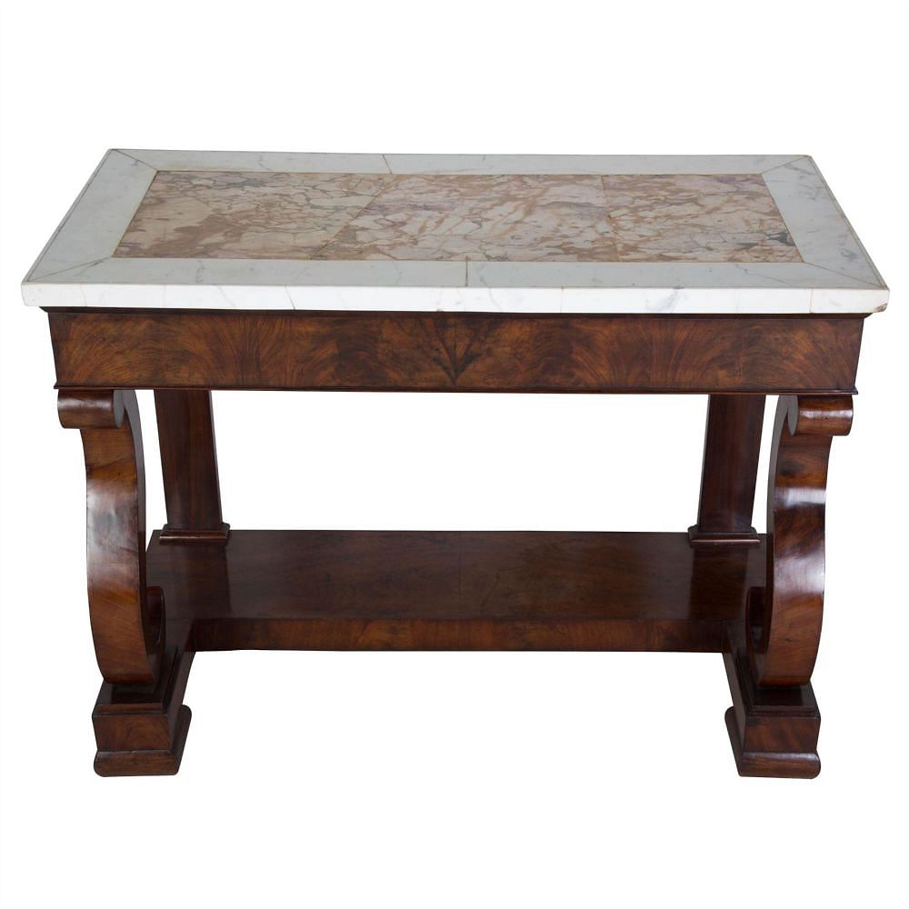 19th Century Italian Mahogany Console Table CO069208