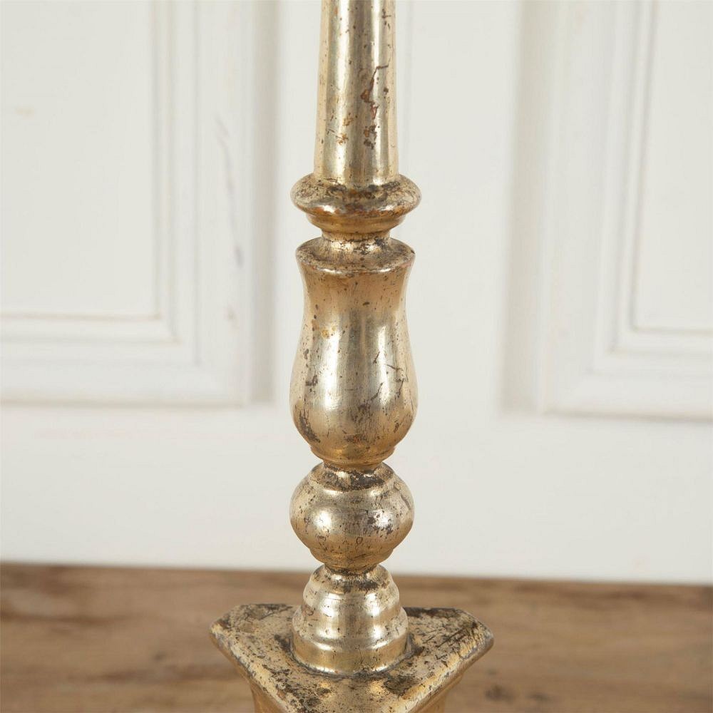 19th Century Silver Gilt Candlestick DA9161311