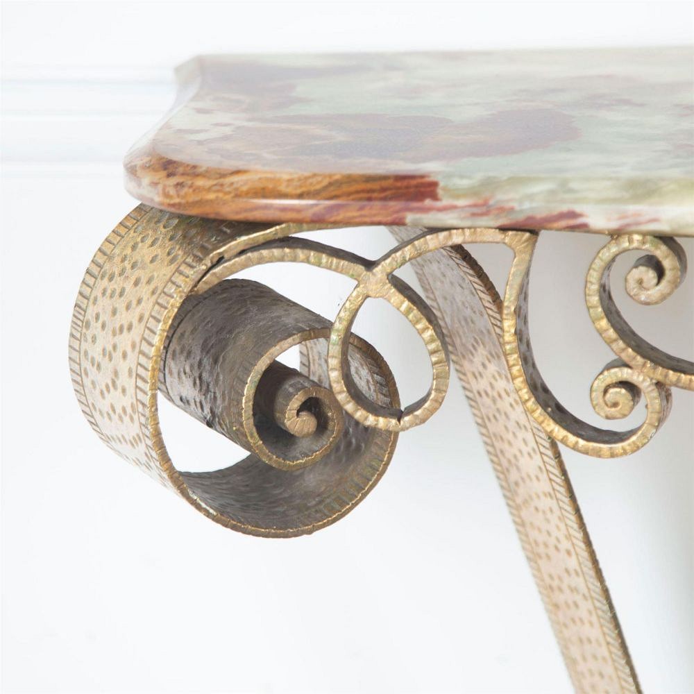 Gilded Iron Console by Pier Luigi Colli CO3061115