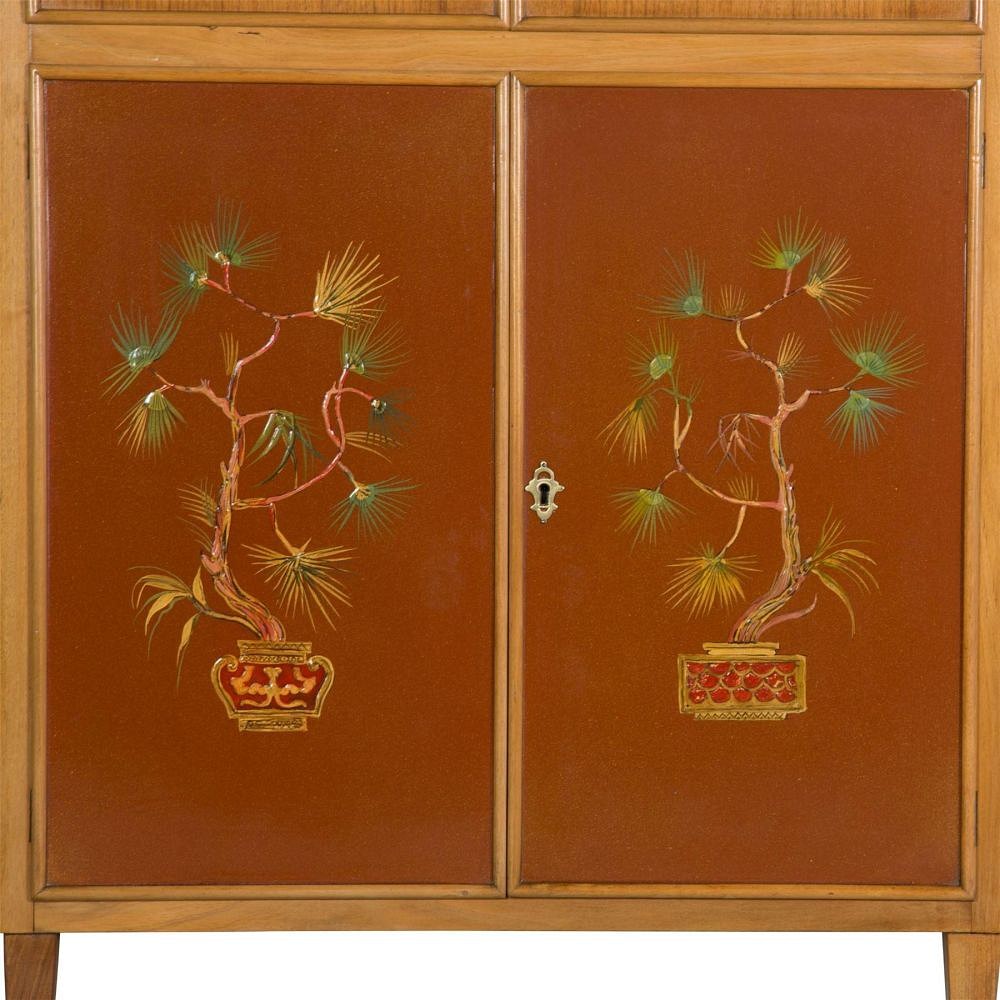 Pair of 20th Century Walnut Bookcases BK5258203