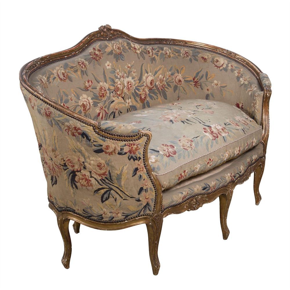 French Louis XV Style Corbeille Sofa SB9957838