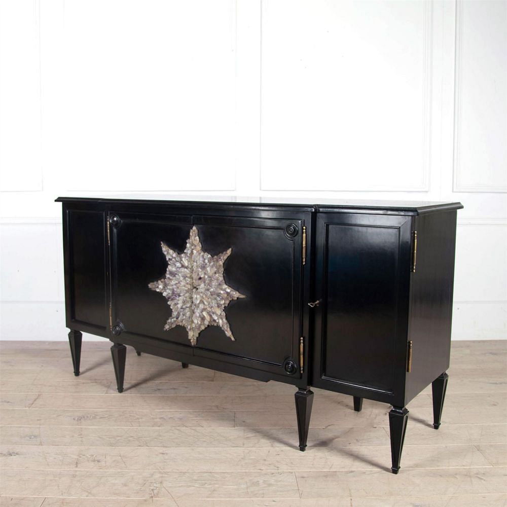 Ebonised Sideboard by Missoni with Crystal Decoration BU0161207