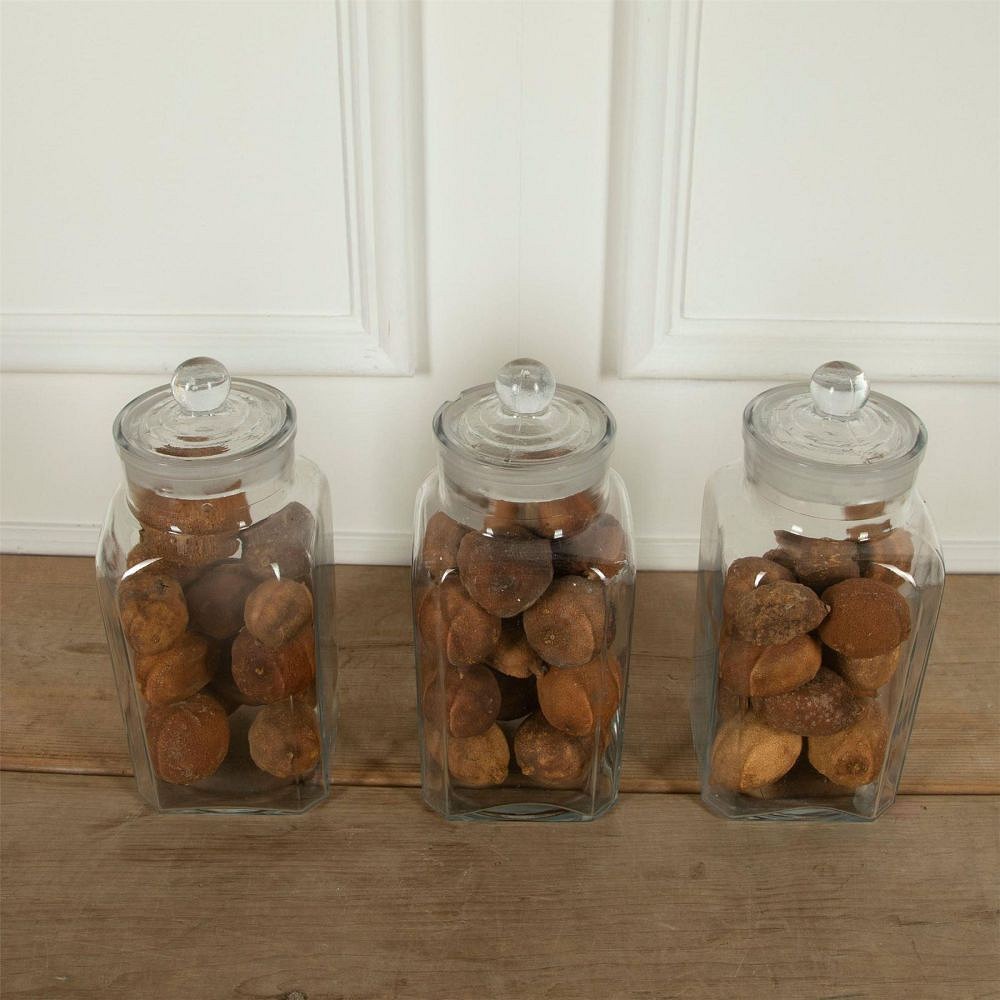 Set of Three Large French Glass Storage Jars DA4461516