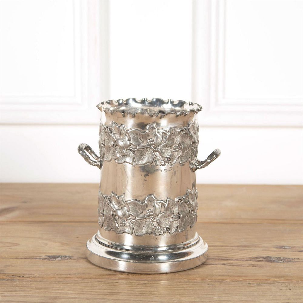Victorian Silver Plated Sypho Wine Coaster DA5862034