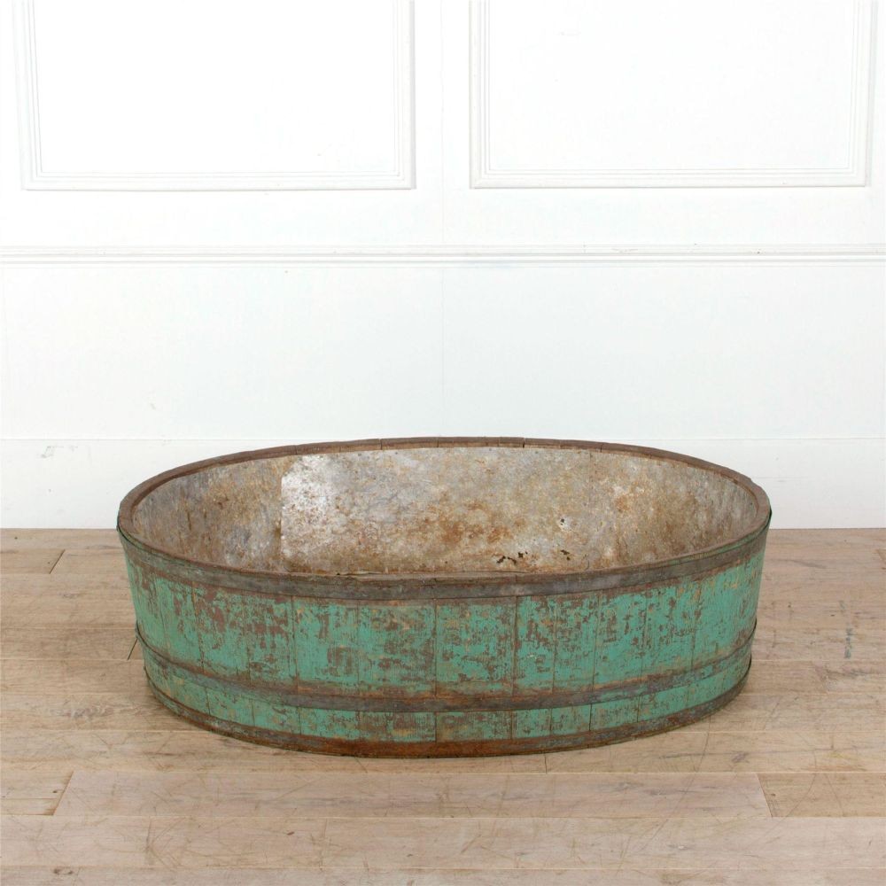 French Wooden Zinc Lined Planter GA287289