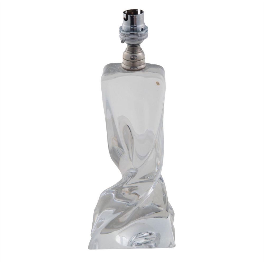 Mid Century French Twisted Crystal Lamp LT5856573