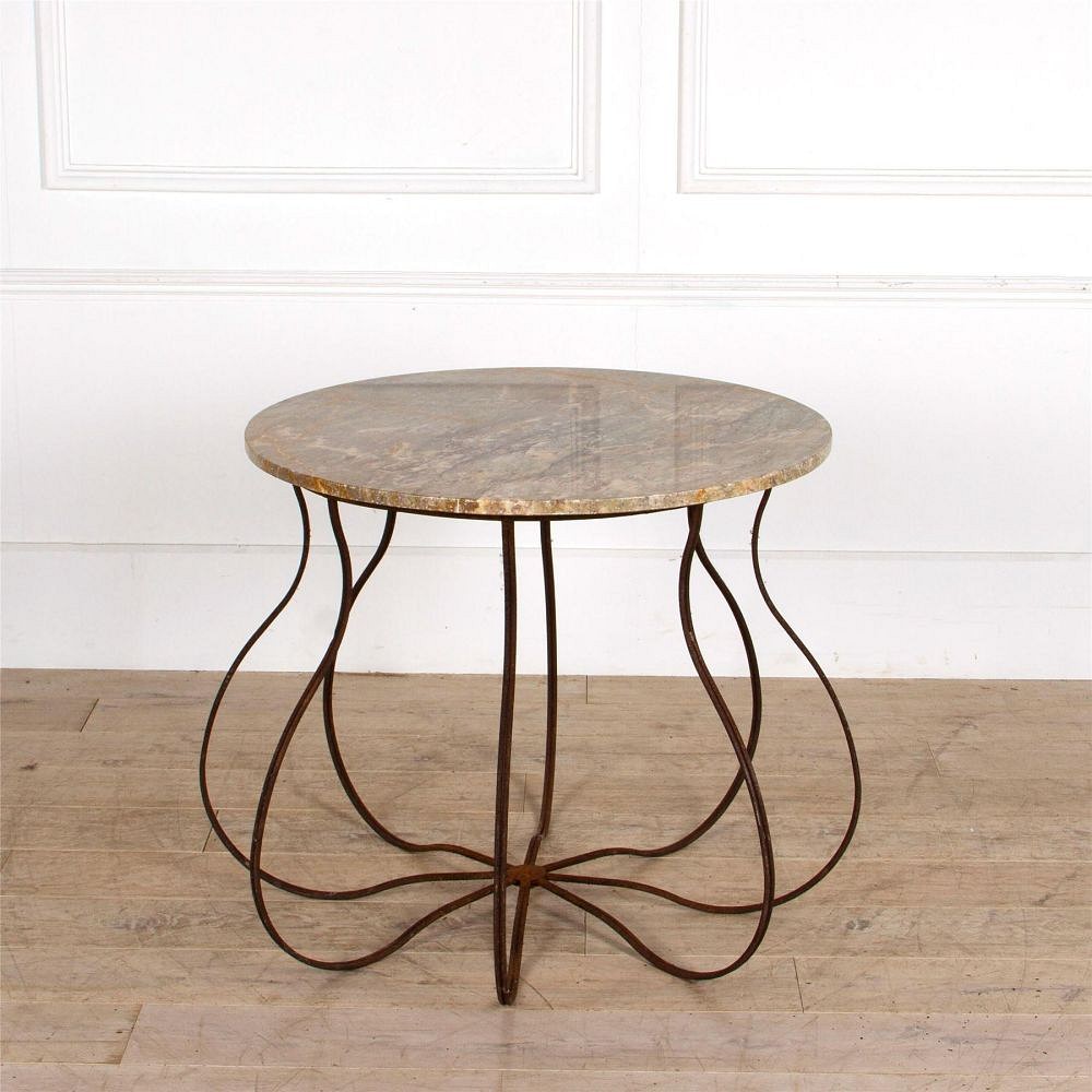 Iron And Marble Centre Table TC287310
