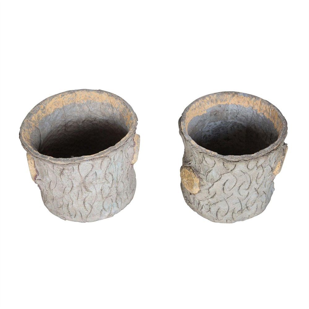 Trompe LOeil Faux Wood Planters GA1556492