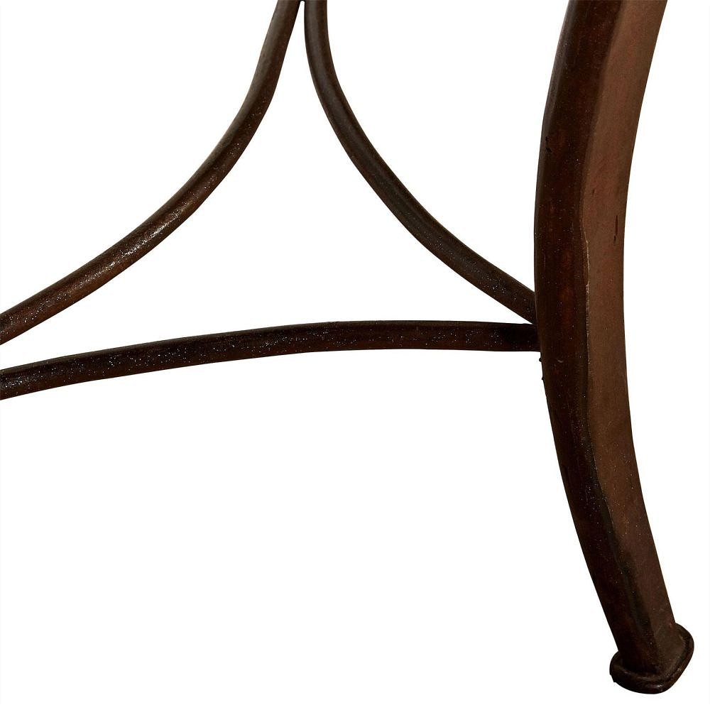 Pair of Iron Consoles with Mirrored Tops CO9954716