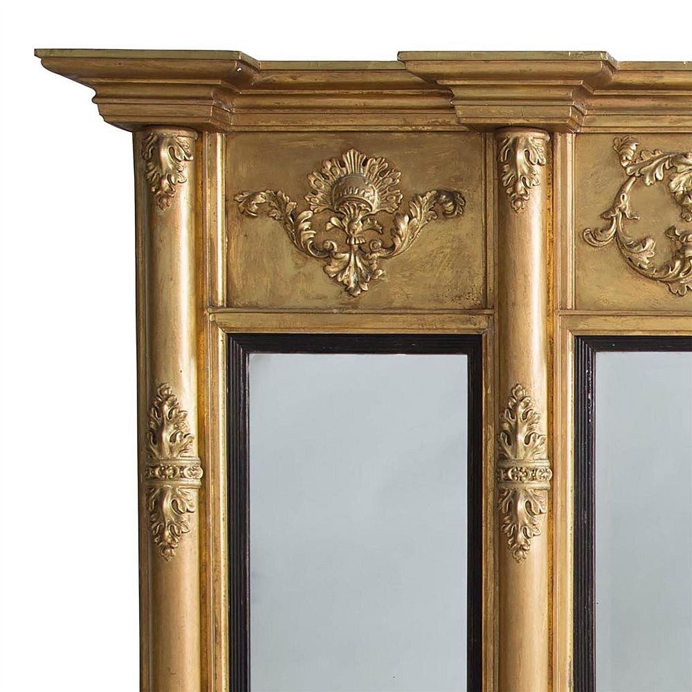 19th Century Gilt Overmantle Mirror MI036480
