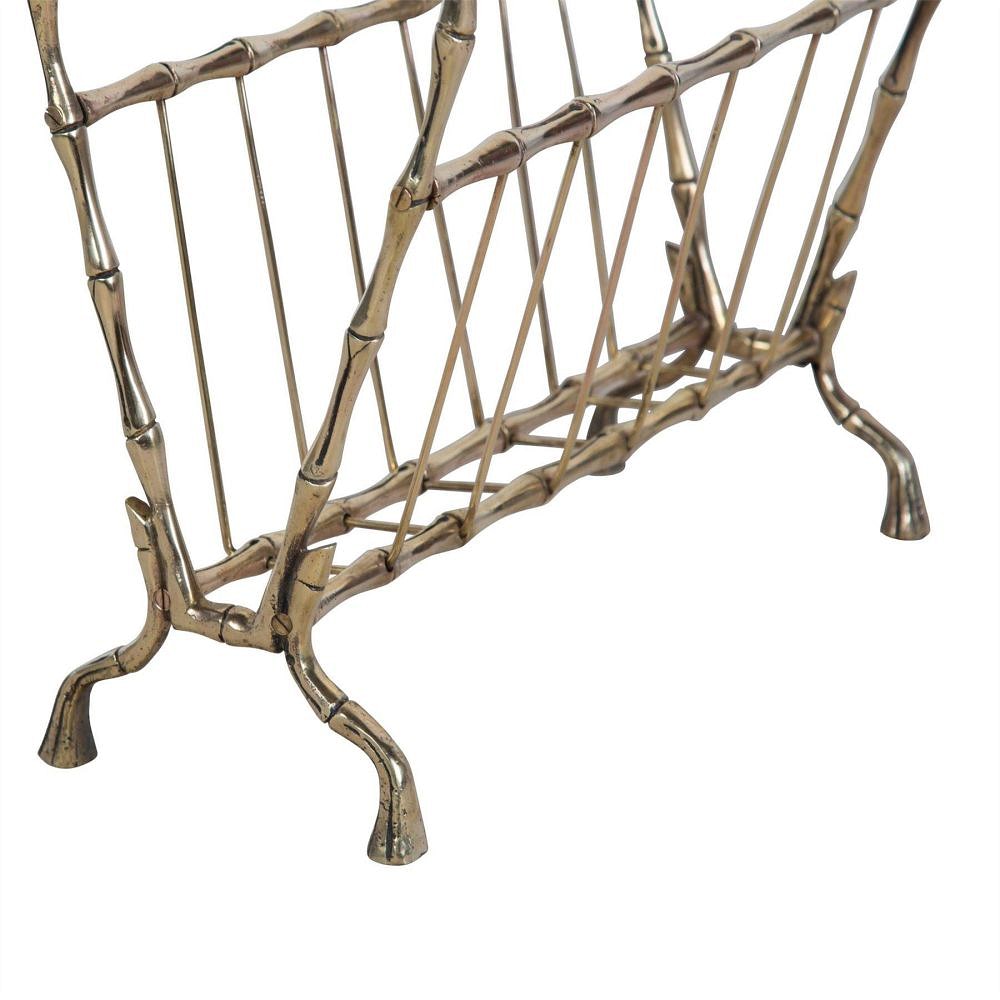 Mid Century Faux Bamboo Magazine rack OF1554170