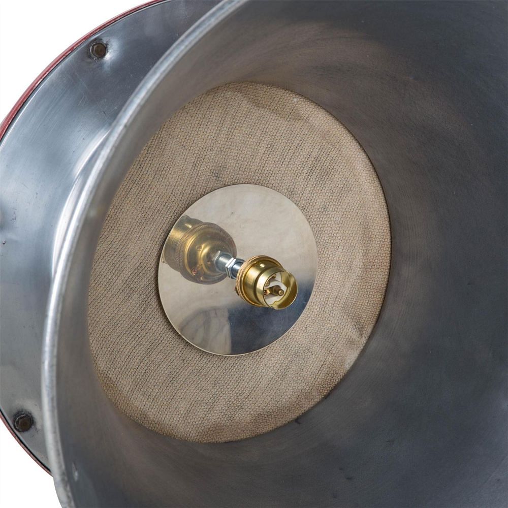 Pair of 1930s Speakers Coverted to Pendant Lights LC215010