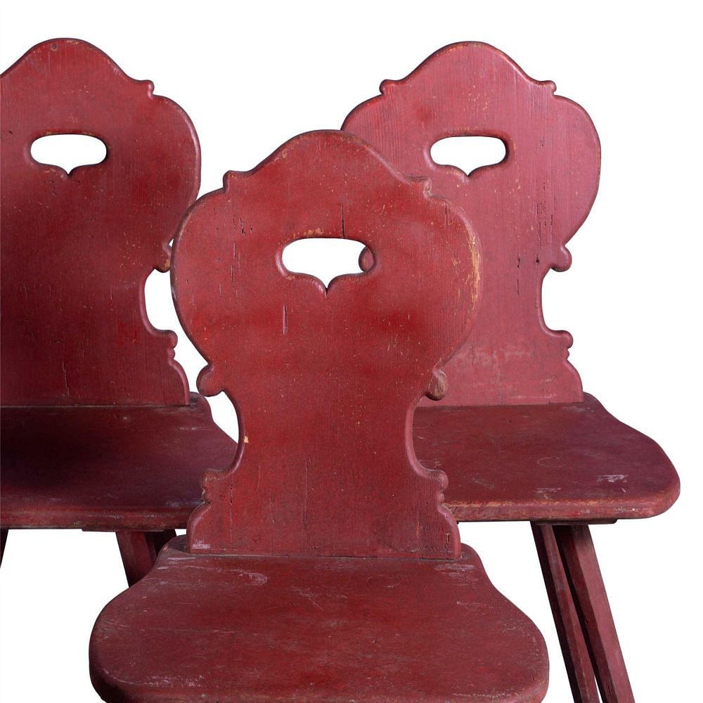 Six Tyrolean Dining Chairs CD4359490