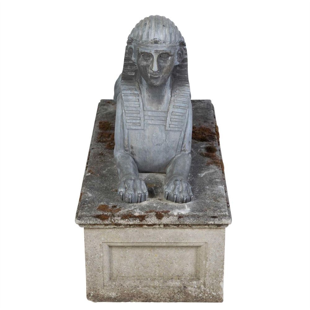 Late 19th Century Lead Sphinx GA0311483