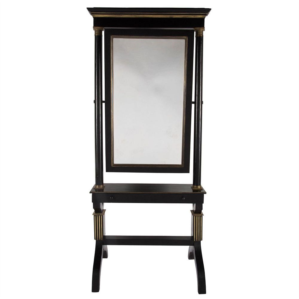 19th Century French Cheval Mirror MI064472