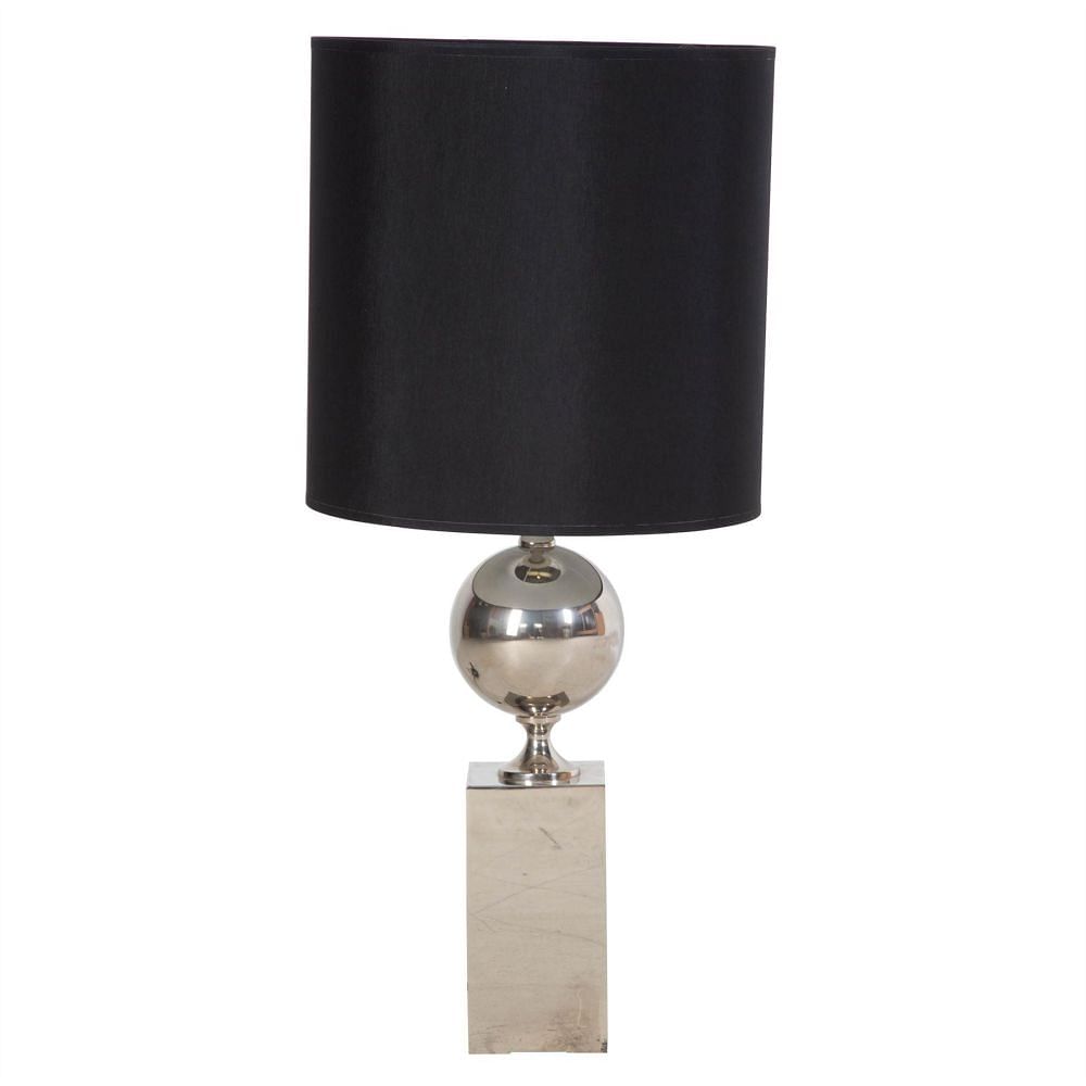 Nickel Plated Table Lamp by Philippe Barbier LT308943