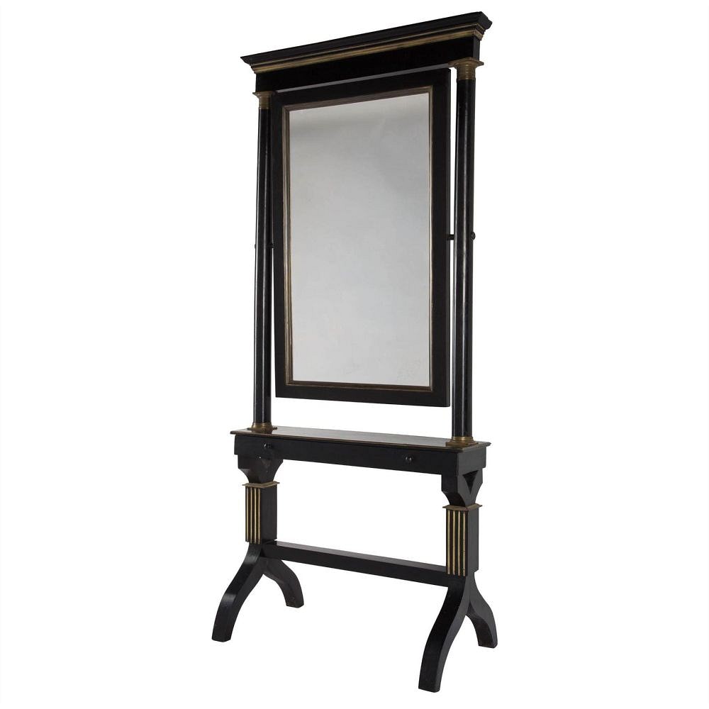 19th Century French Cheval Mirror MI064472