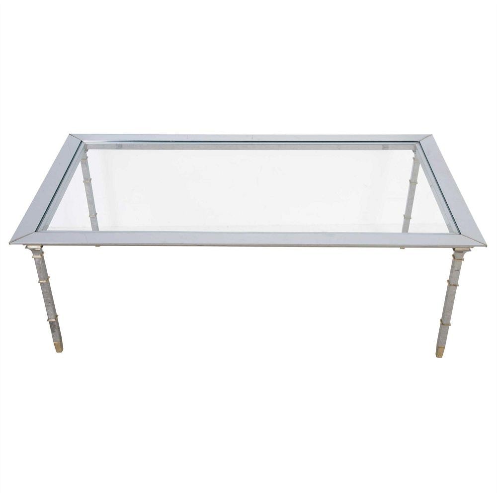 Chrome and Gilded Metal Table TC3012187