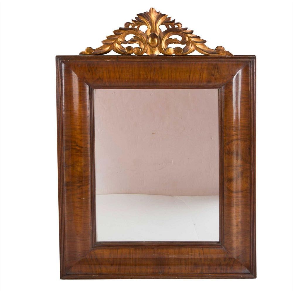 Walnut and Gilt Mirror MI5258901