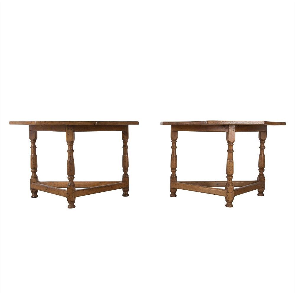 Pair Oak Console Tables CO5260685