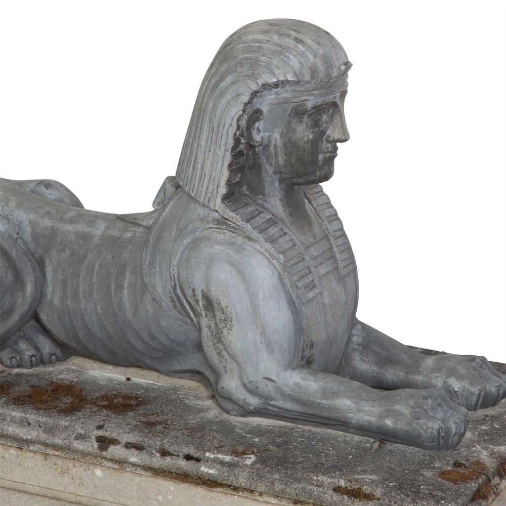 Late 19th Century Lead Sphinx GA0311483