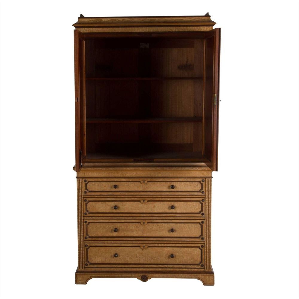 19th Century Hungarian Ash Cupboard CU105126