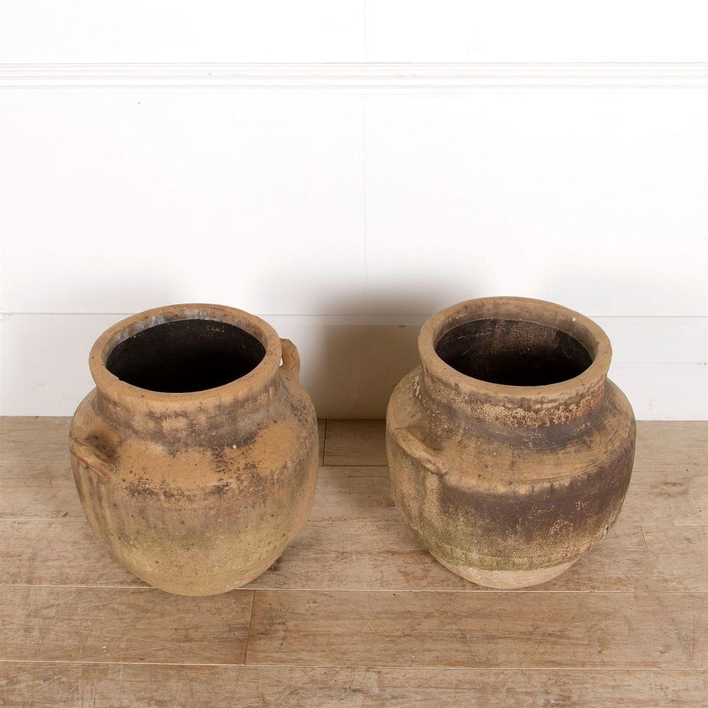 Pair of 20th Century Handelled Pots/Urns GA287385