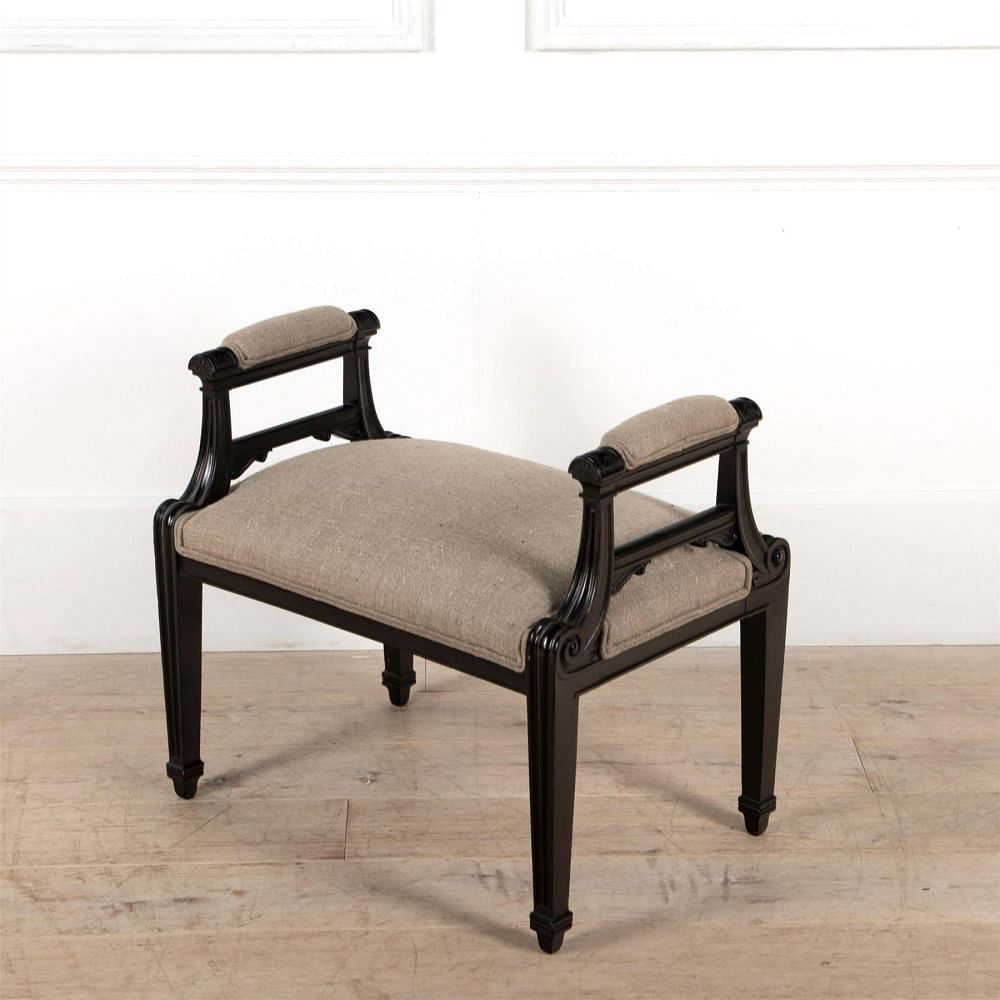 French Ebonised Stool ST4861482