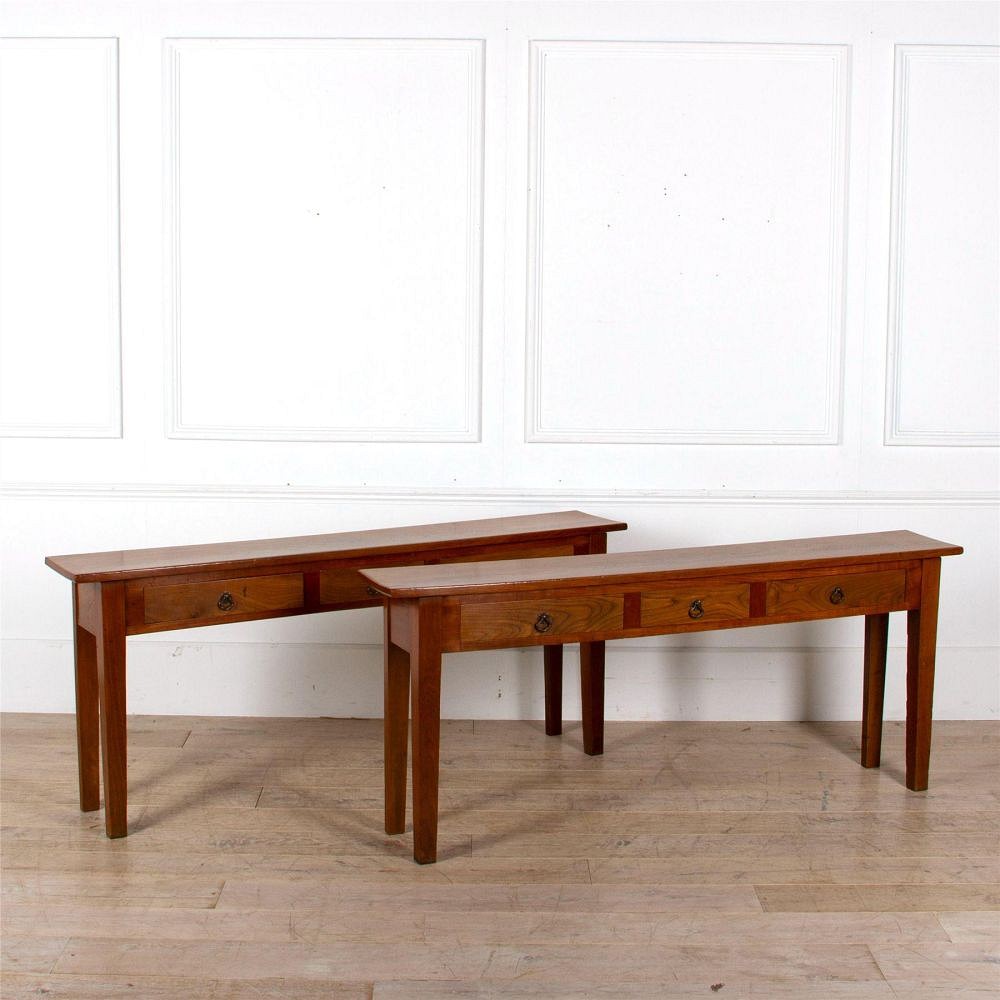 Pair of Cherrywood Tables TS527262