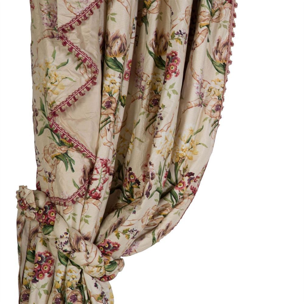 Set of Three Pairs of Colefax and Fowler Curtains RT0510705