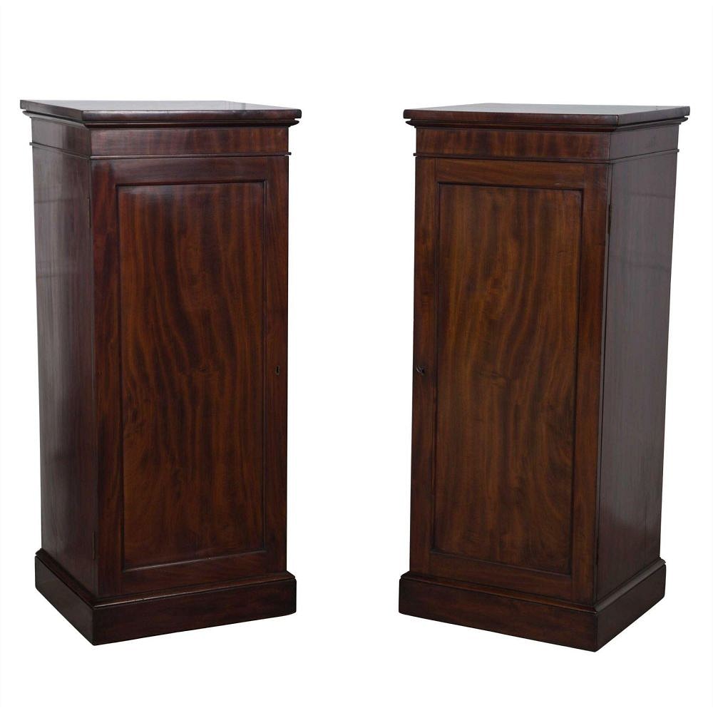 Pair of Mahogany Pedestal Cupboards OF0357333