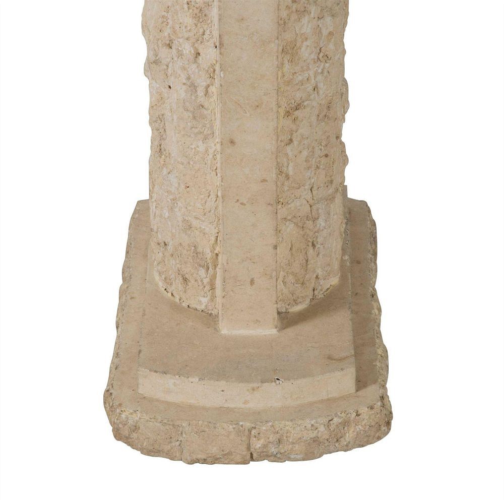 Travertine and Glass Centre Table TC9060449